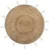 Alfombra LUREX COSY beige de yute 80cm
