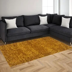 Alfombra Lux Amarilla 140x190Cm