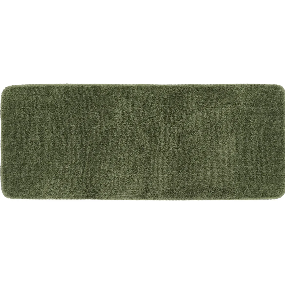 Alfombra microfibra especial verde caqui 50x120cm