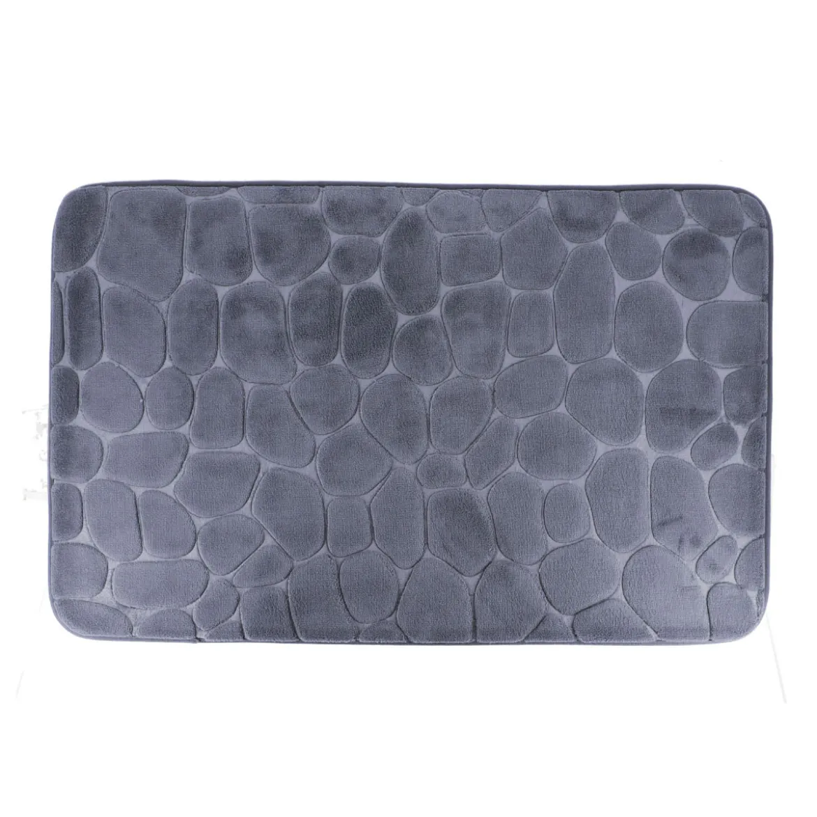 Alfombra microfibra MEMOIRE gris oscuro