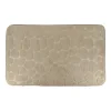 Alfombra microfibra MEMOIRE gris pardo