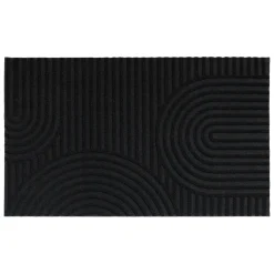 Alfombra negra 40x60cm