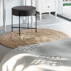 Alfombra ROND de yute 120cm