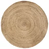 Alfombra ROND de yute 80cm