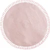 Alfombra Rosa Lurex Con Flecos 90Cm