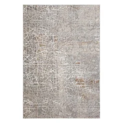 Alfombra SALAM ABSTRACT gris 133x190cm
