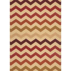 Alfombra Sunlight Roja/Beige 60x300Cm