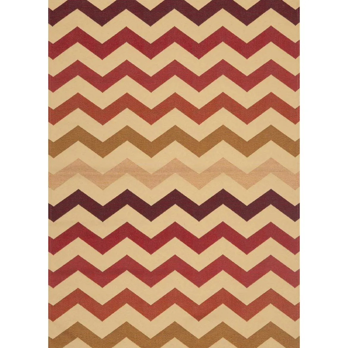 Alfombra Sunlight Rojo/Beige 70x120Cm