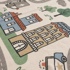 Alfombra TINY TOWN multicolor 100x150cm