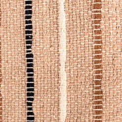 Alfombra TRATTO beige de algodón 200x140cm