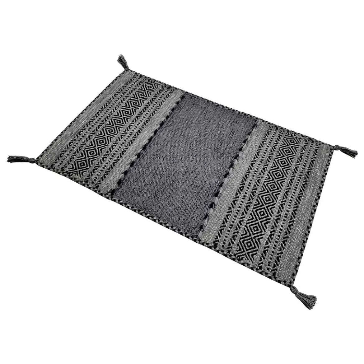 Alfombra Tribal Antracita 60x100Cm
