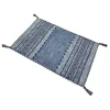 Alfombra Tribal Azul Claro 80x150Cm