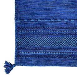 Alfombra Tribal Azul 140x190Cm