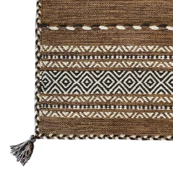 Alfombra Tribal Marrón 60x100Cm