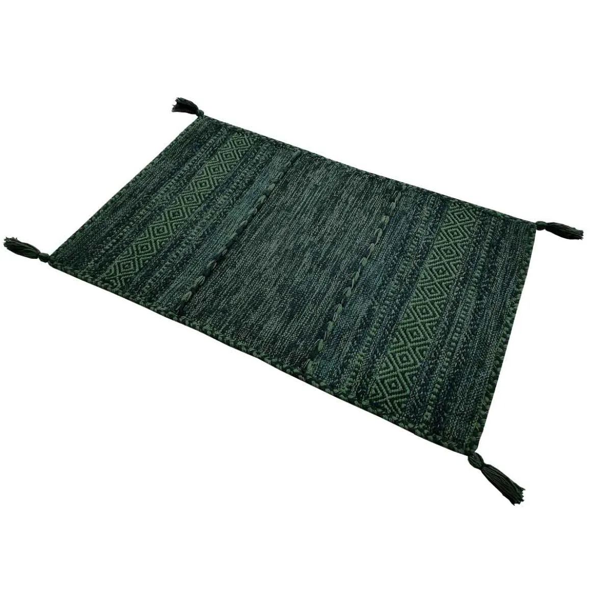 Alfombra Tribal Verde 120x160Cm