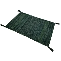 Alfombra Tribal Verde 60x250Cm