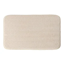 Alfombra wc beige 60x40cm