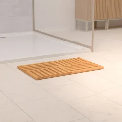 Alfombra wc ESSENTIELS de bambú 55x33cm