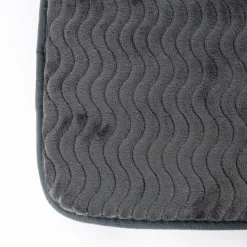Alfombra wc gris oscuro 120x40cm