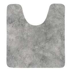 Alfombra wc NATURE BRUTE gris 45x50cm