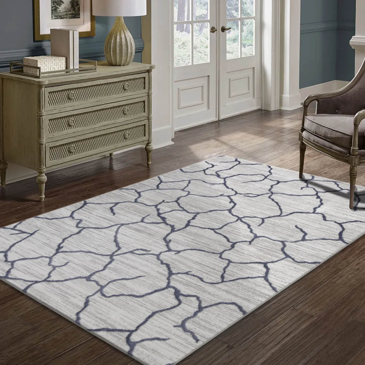 Alfombra Weston Gris Antracita 200x285cm