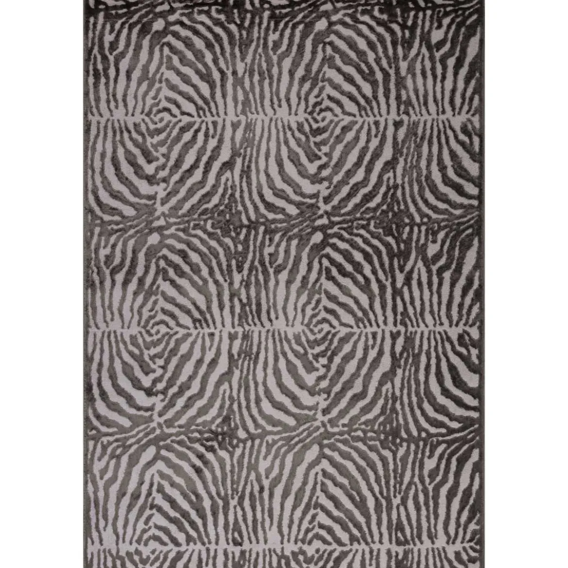 Alfombra Zaha Antracita Cebra 80x150Cm