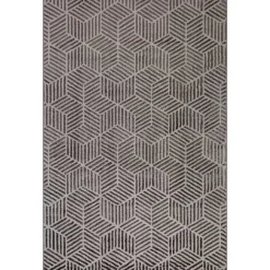 Alfombra Zaha Antracita 133x190Cm