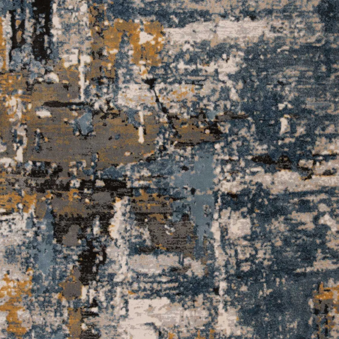 Alfombra Zaha Azul Abstract 80x150Cm