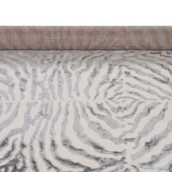 Alfombra Zaha Cebra Gris 200x285Cm