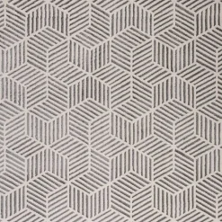 Alfombra Zaha Geométrica Gris 200x285Cm