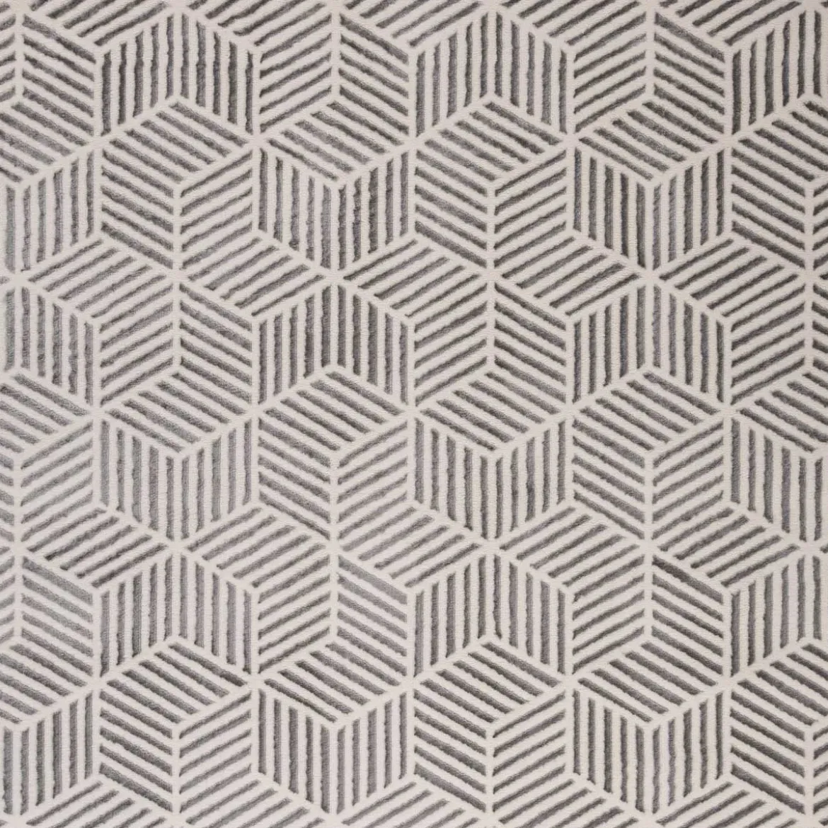 Alfombra Zaha Geométrica Gris 200x285Cm
