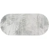 Alfombrilla wc ovalada gris OASIS URBAN