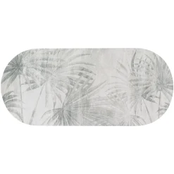 Alfombrilla wc ovalada gris OASIS URBAN