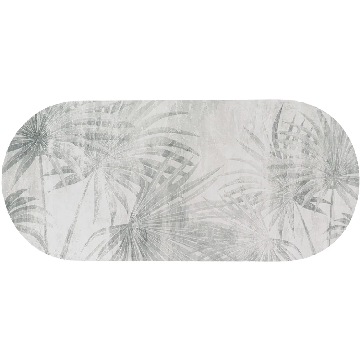 Alfombrilla wc ovalada gris OASIS URBAN