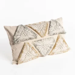 Almoahda OAXACA beige con triángulos 30x50cm