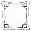Almohada bordada THE PALM RESORT blanco 40x40cm