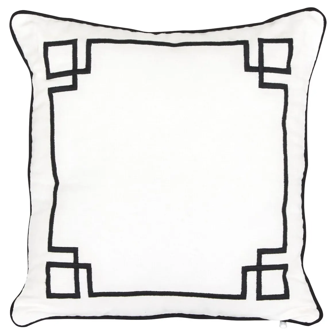 Almohada bordada THE PALM RESORT blanco 40x40cm
