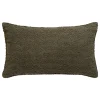 Almohada Bouclette Verde Caqui Automne 30x50cm