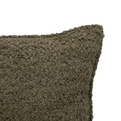 Almohada Bouclette Verde Caqui Automne 30x50cm