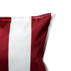 Almohada de playa impermeable rayas blancas
