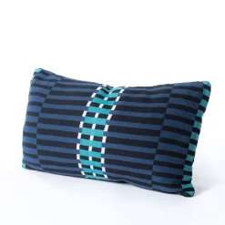 Almohada Joyful Tricot Azul 30x50cm