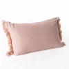 Almohada MILU rosa de algodón 30x50cm
