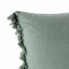 Almohada MILU verde de algodón 30x50cm