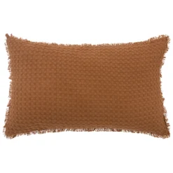 Almohada The Floral Waffle Terracota 30x50cm