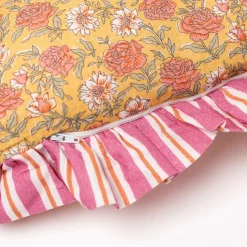 Almohada Yucatán Con Rosas 45x45cm