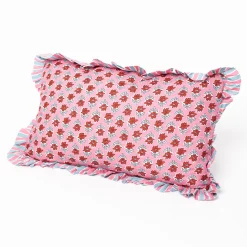 Almohada Yucatán Floral Con Volados 35x60cm