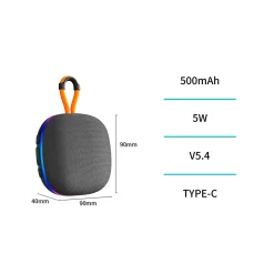 Altavoz Bluetooth 5W Negro