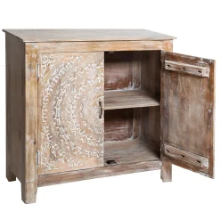 Aparador De Madera Con 2 Puertas Shirel