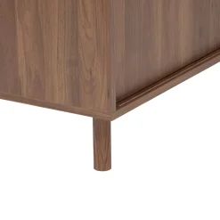 Aparador SLIDY marrón de mdf con 2 puertas