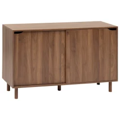 Aparador SLIDY marrón de mdf con 2 puertas